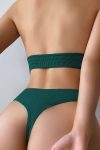 Kadın Yeşil Seamless Tanga Sütyen Takım