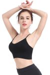 Kadın Siyah Çarpraz İpli Spor Büstiyer