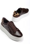Jetan Kahverengi Rugan Bağcıklı Spor Ayakkabı