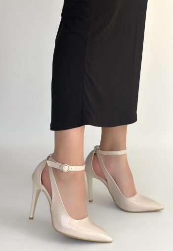 Wenni Bej Rugan Stiletto Ayakkabı