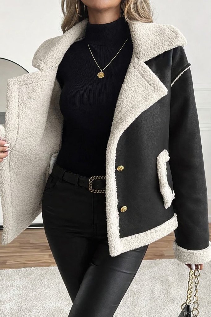 Kadın Uzun Kollu Yakalı önden Düğmeli Cep Detaylı Süet Ceket Kadın Uzun Kollu Yakalı önden Düğmeli Cep Detaylı Süet Ceket