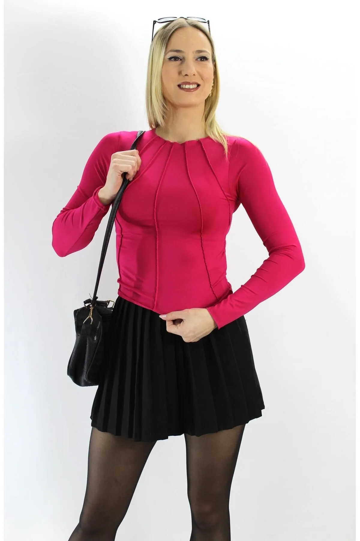 Parçalı Micro Body Fuşya - 1530.70 Parçalı Micro Body Fuşya - 1530.70