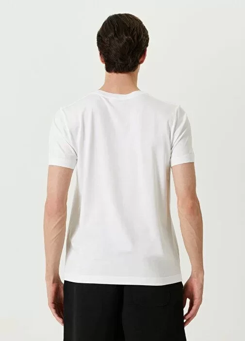 Unisex Basic Bisiklet Yaka Regular T-Shirt - Beyaz Unisex Basic Bisiklet Yaka Regular T-Shirt - Beyaz