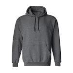 Erkek Uzun Kol Kapşonlu Basic Sweatshirt Hoodie – Füme