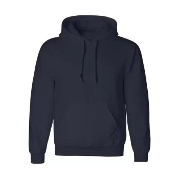 Erkek Uzun Kol Kapşonlu Basic Sweatshirt Hoodie - Lacivert
