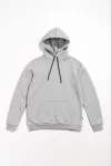 Erkek Uzun Kol Kapşonlu Basic Sweatshirt Hoodie – Gri