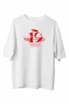 19 Mayıs Unisex Baskılı T-shirt – Beyaz