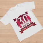 30 Ağustos Unisex Baskılı T-shirt – Beyaz
