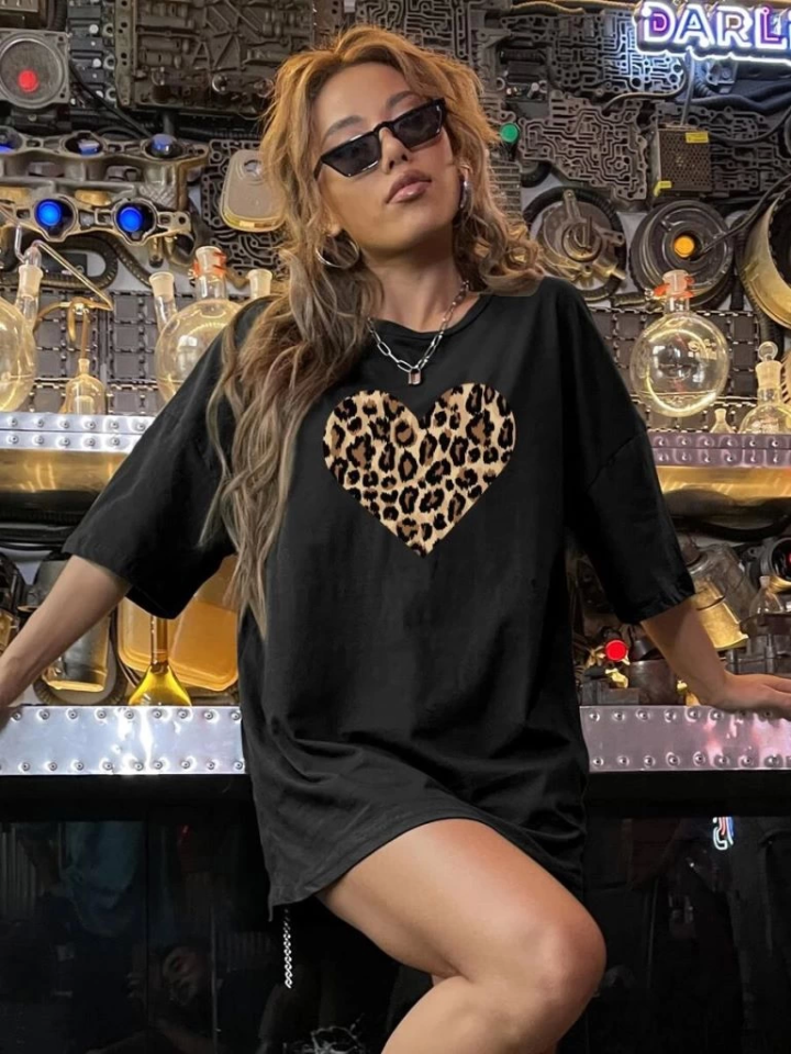 Baskılı T-shirt - Siyah Baskılı T-shirt - Siyah