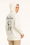 Kapşonlu Sweatshirt – Oversize Üç İplik Şardonlu Hoodie