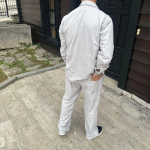 Erkek Fitilli Kadife Cepli Buggy Pantolon Oversize Rahat Kalıp – Gri