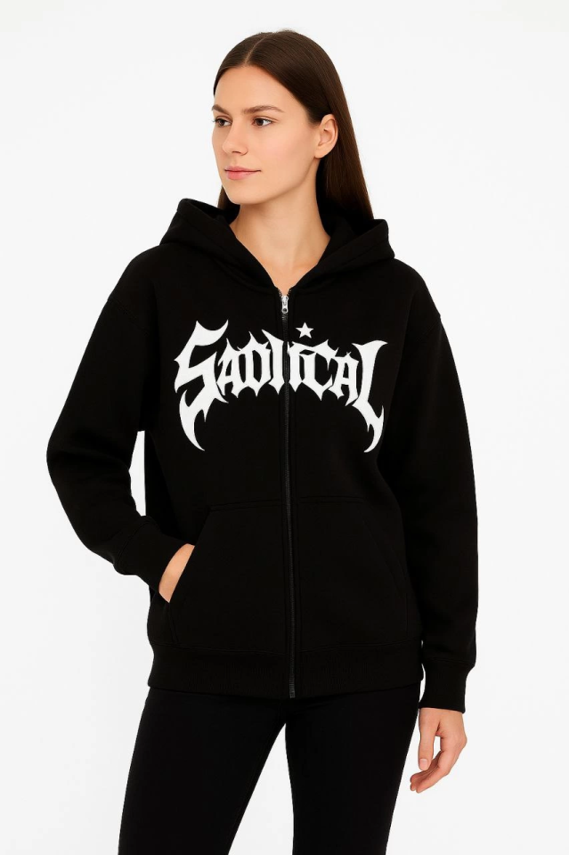 Kışlık Ve Sokak Stili Sweat - Siyah Kışlık Ve Sokak Stili Sweat - Siyah