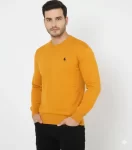 Erkek Bisiklet Yaka Nakış Işlemeli Triko Kazak Yumuşak Dokulu Pamuklu Ince Dokuma