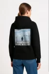 Oversize Hoodie – Sırt Baskılı Survivor Penguin Temalı