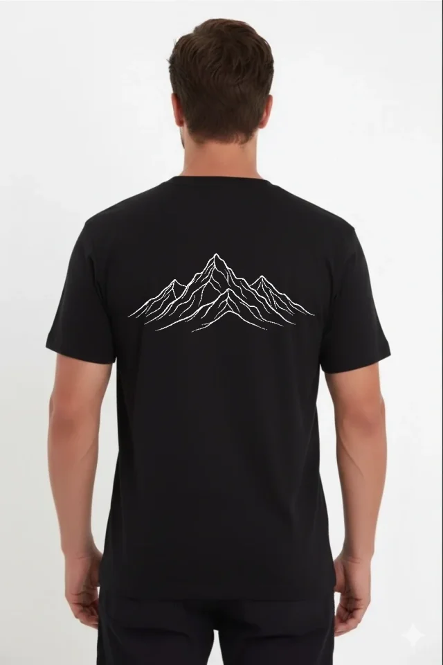 Erkek Nihilist Penguen Özel Tasarım Oversize Bisiklet Yaka Tişört - Siyah Erkek Nihilist Penguen Özel Tasarım Oversize Bisiklet Yaka Tişört - Siyah