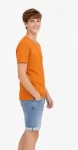 Genç Erkek Çocuk V Yaka Tişört Yazlık Model Günlük Basic Body – Turuncu