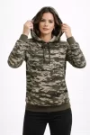 Kamuflaj Desenli 2 İplik 4 Mevsim Kapüşonlu Kanguru Cepli Hoodie Sweatshirt – Kamuflaj