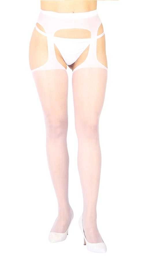 Beyaz Özel Bölgesi Açık Fantazi Külotlu Çorap TM1054 Beyaz Özel Bölgesi Açık Fantazi Külotlu Çorap TM1054