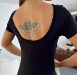 Kadın Kısa Kollu Sırt Dekolteli Yırtmaç Detaylı Viskon Elbise