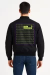 Arka Bomber Ceket – Siyah