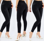 Yüksek Bel Likralı Kot Pantolon