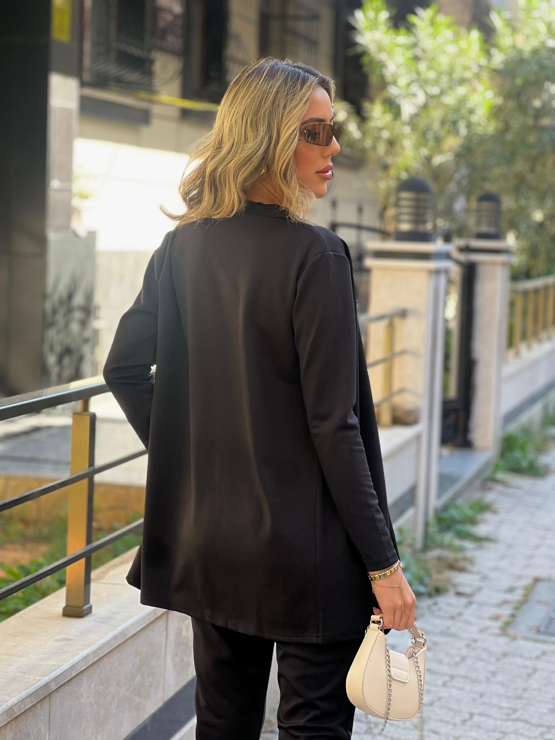 Kadın Uzun Kollu Krep üçlü Takım - Görsel 4