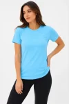 Basic Tişört Bisiklet Yaka Kısa Kol Günlük Yazlık Slim Fit T-Shirt – Turkuaz