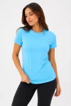 Basic Tişört Bisiklet Yaka Kısa Kol Günlük Yazlık Slim Fit T-Shirt – Turkuaz