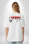 30 Ağustos Zafer Bayramı Atatürk Temalı Oversize Bisiklet Yaka T-shirt – Beyaz Marketplace