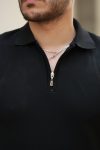 Erkek Fermuarlı Yakalı Kısa Kollu Tshirt Marketplace