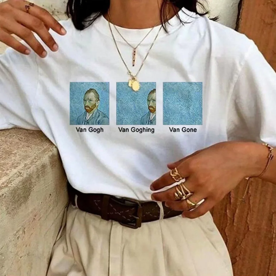 Unisex Baskılı Oversize T-Shirt – Beyaz