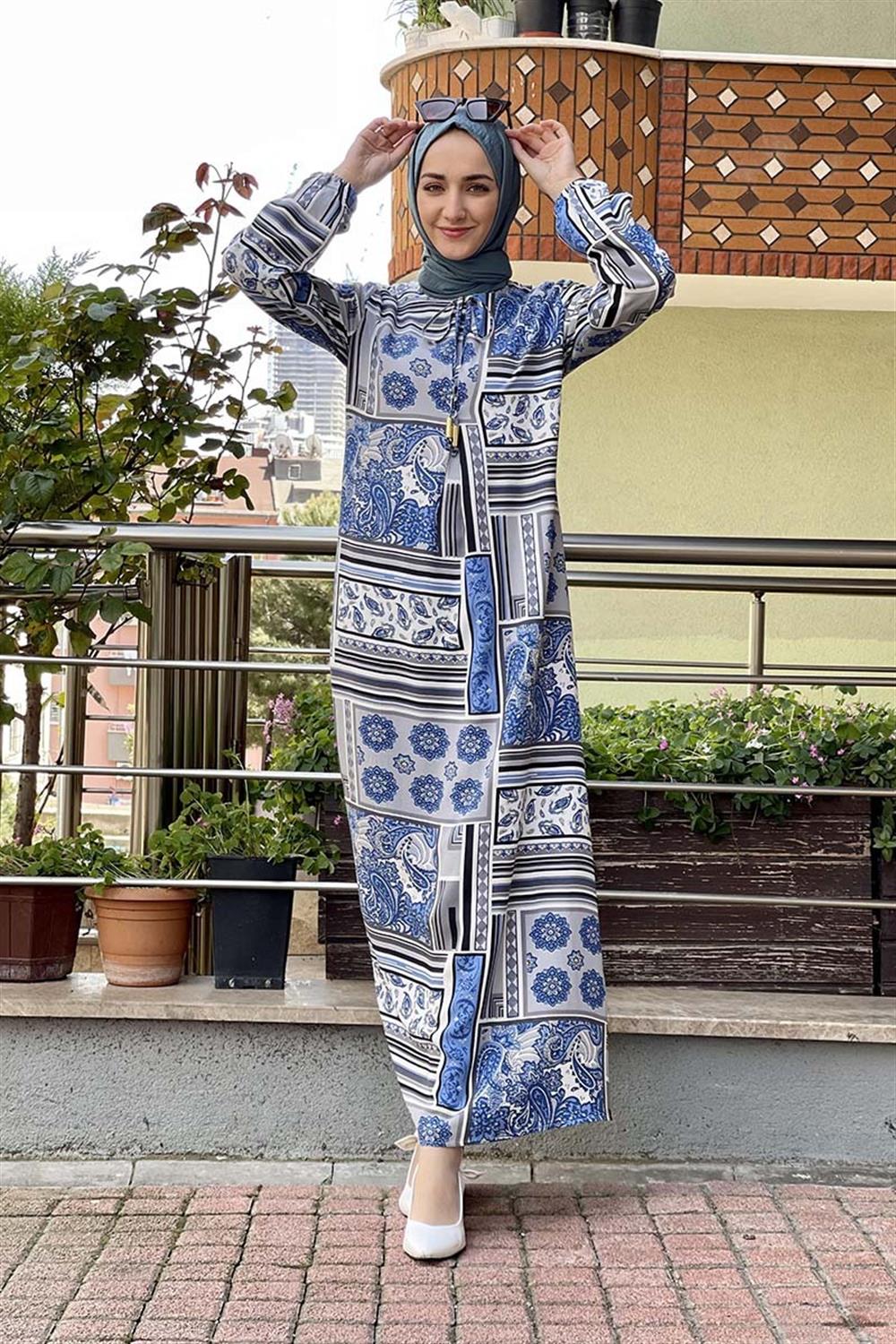 a-pileli-desenli-elbise-indigo-79261-393252-79-B blank