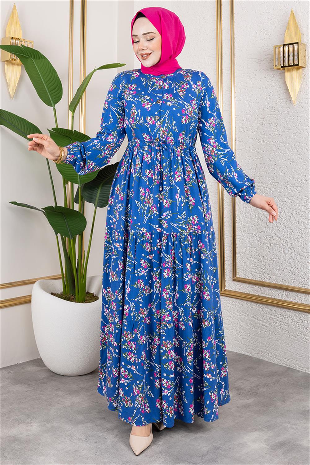 asel-cicekli-viskon-elbise-indigo-389116-78-B blank