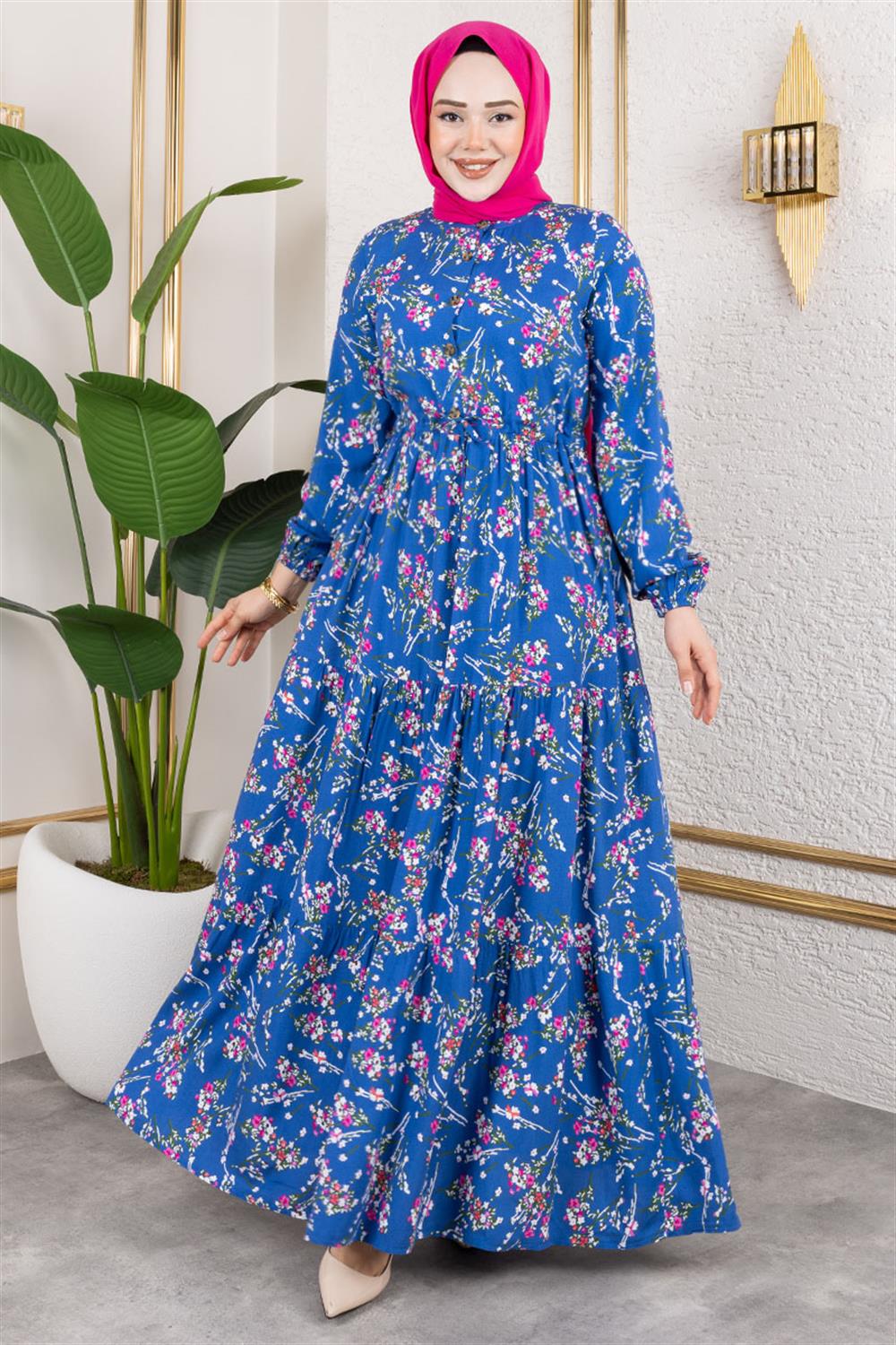 asel-cicekli-viskon-elbise-indigo-389118-78-B blank