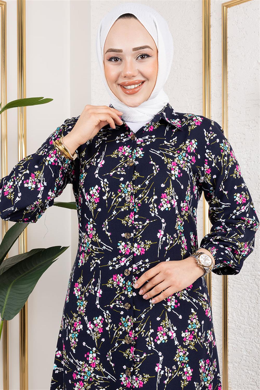 asel-cicekli-viskon-tunik-lacivert-392333-79-B blank