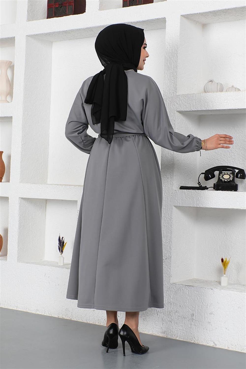 beli-buzgulu-kemerli-elbise-gri-390584-78-B blank