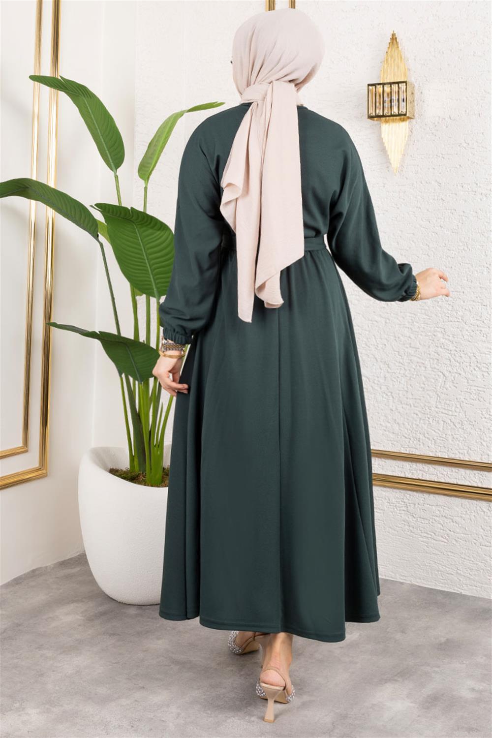 beli-buzgulu-kemerli-elbise-zumrut-yesili-390616-78-B blank