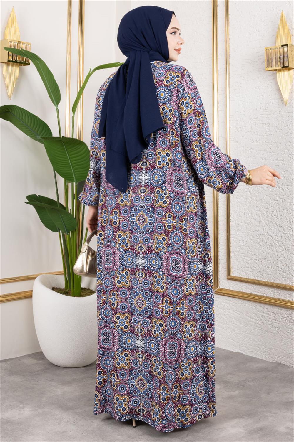 buyuk-beden-desenli-elbise-indigo-389884-78-B blank