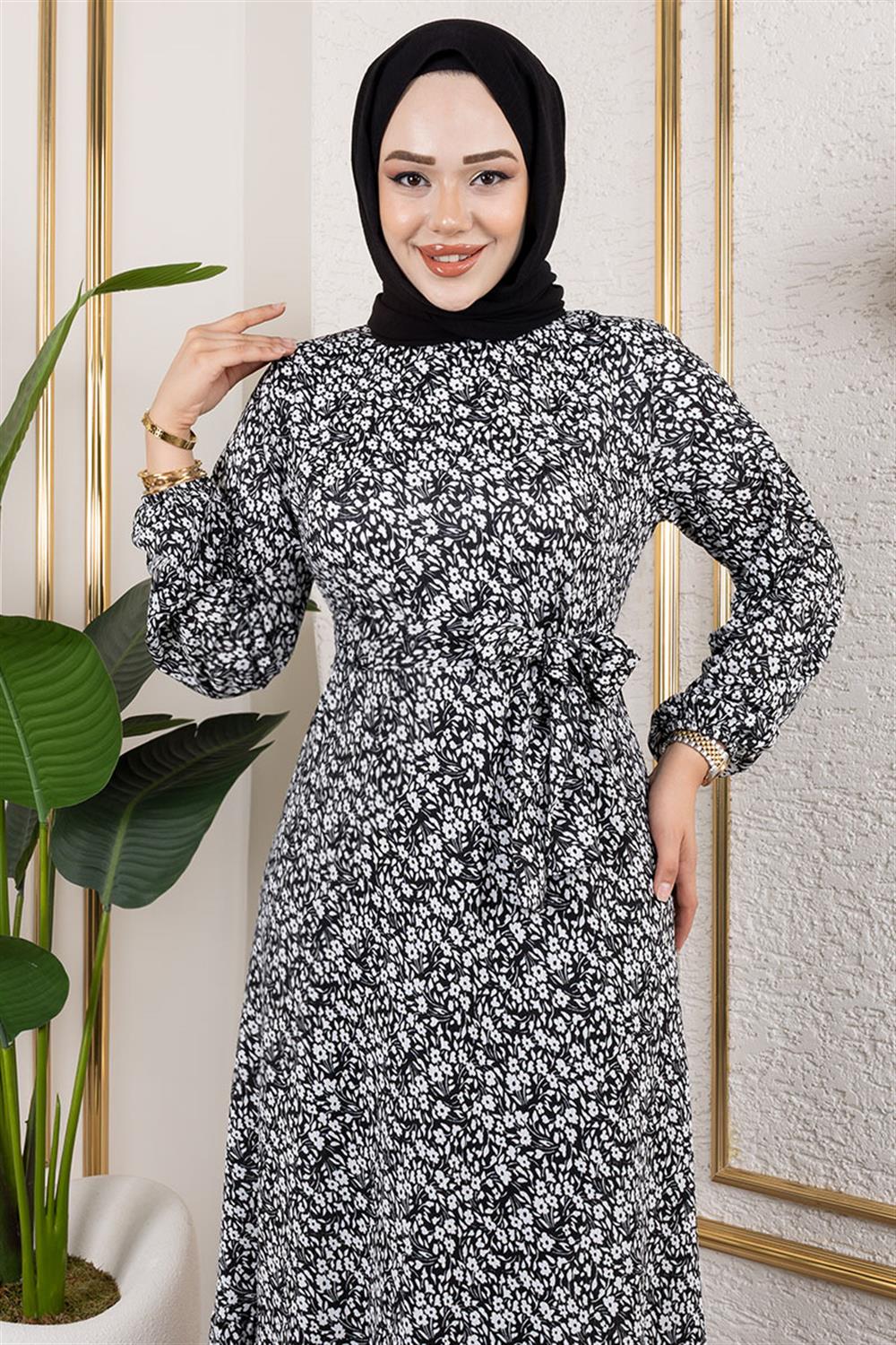 cicek-desenli-tesettur-elbise-siyah-388988-78-B blank
