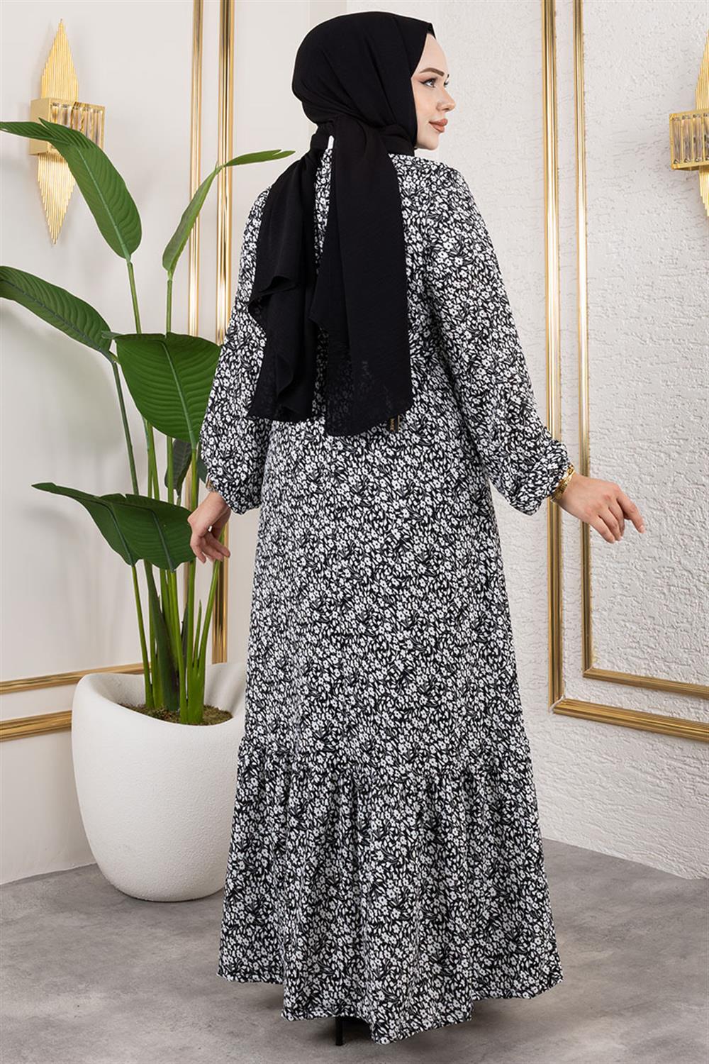 cicek-desenli-tesettur-elbise-siyah-388989-78-B blank