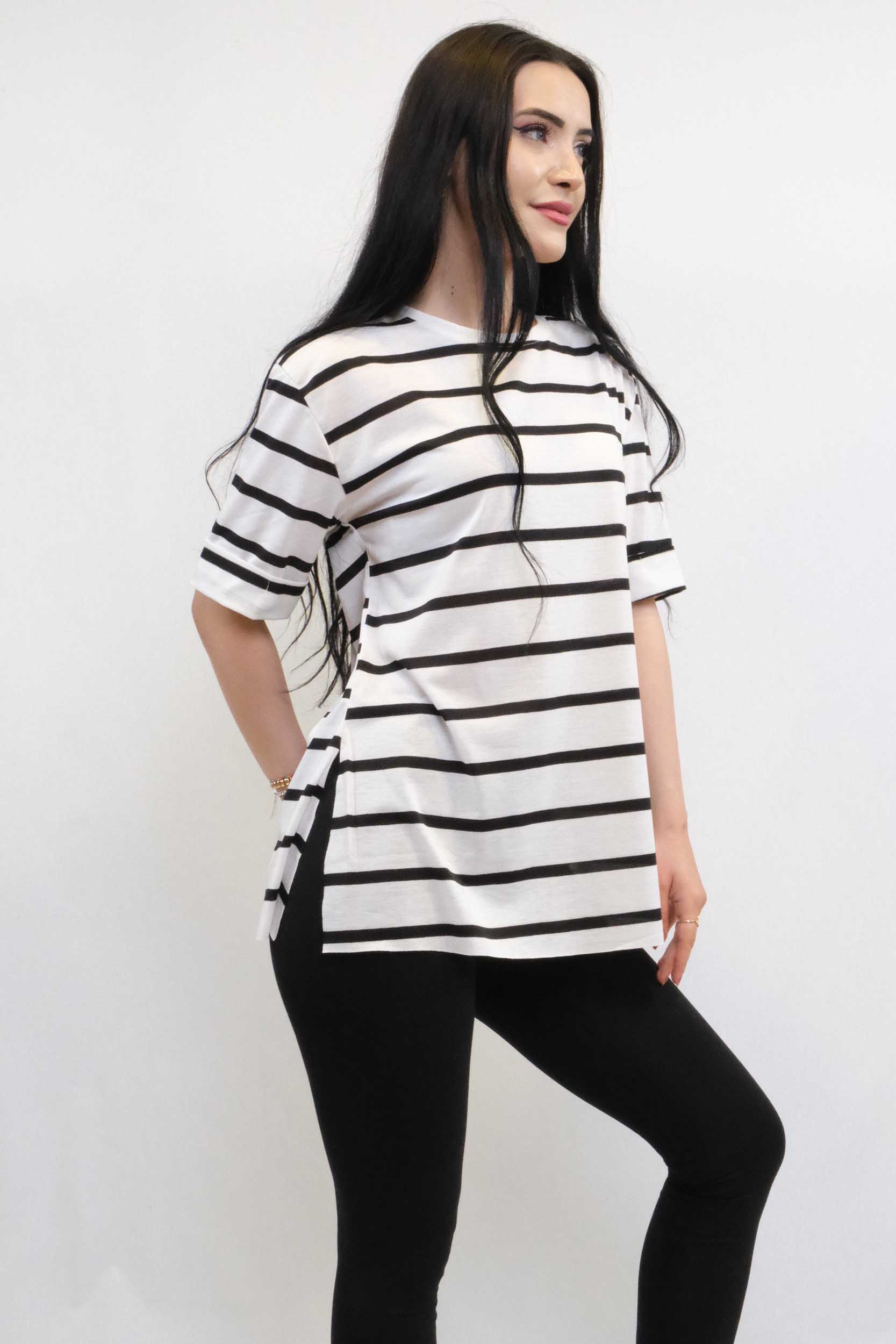 cizgili-penye-tshirt-siyah-338379-69-B blank