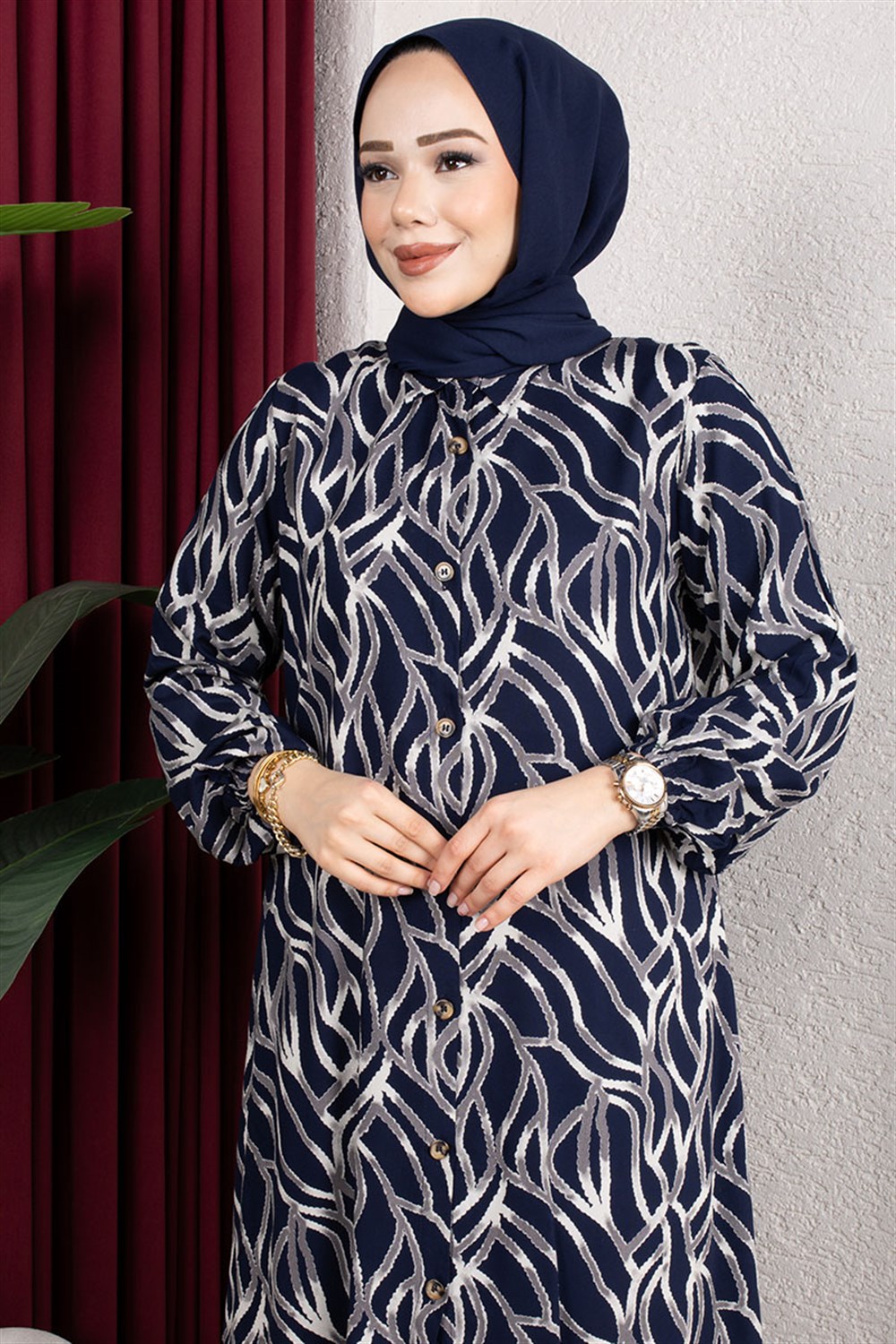 desenli-boydan-dugmeli-tunik-lacivert-393395-79-B blank