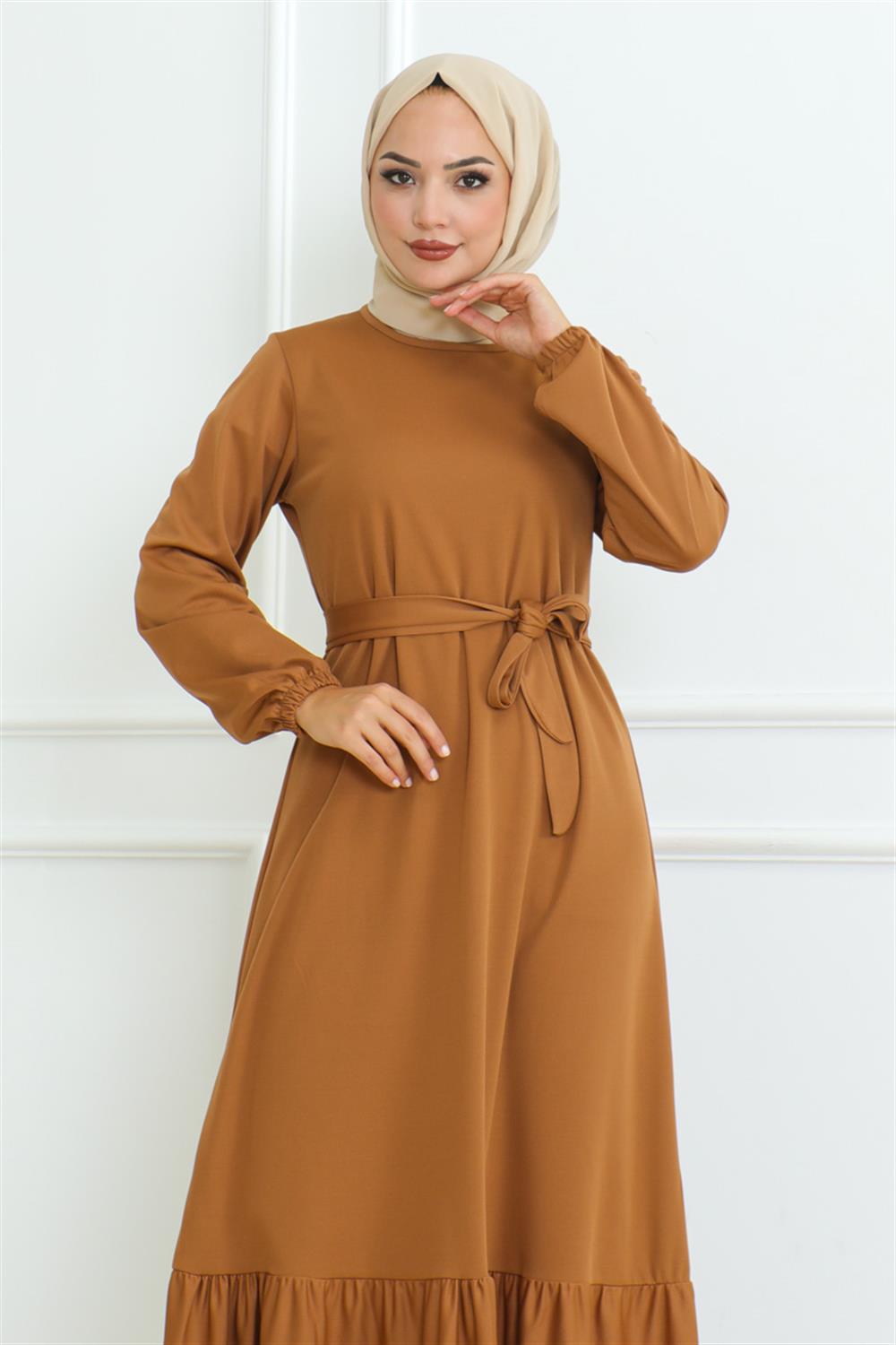 etegi-firfirli-tesettur-elbise-camel-389425-78-B blank