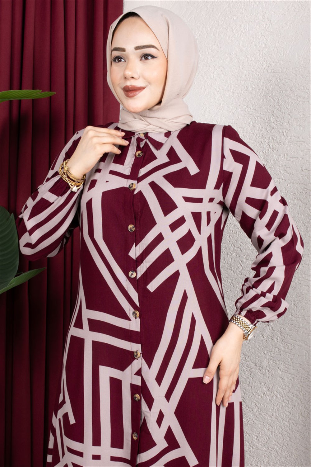 geometrik-desen-viskon-tunik-koyu-bordo-393431-79-B blank