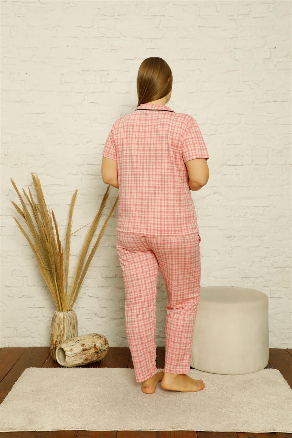 kadin-pamuklu-cepli-kisa-kol-buyuk-beden-pijama-takim-202126-269659-54-B blank