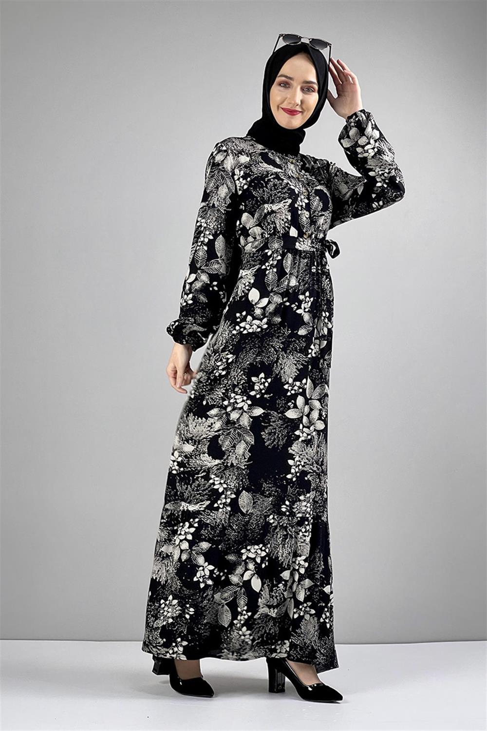 kemerli-desenli-tesettur-elbise-siyah-78854-391444-78-B blank