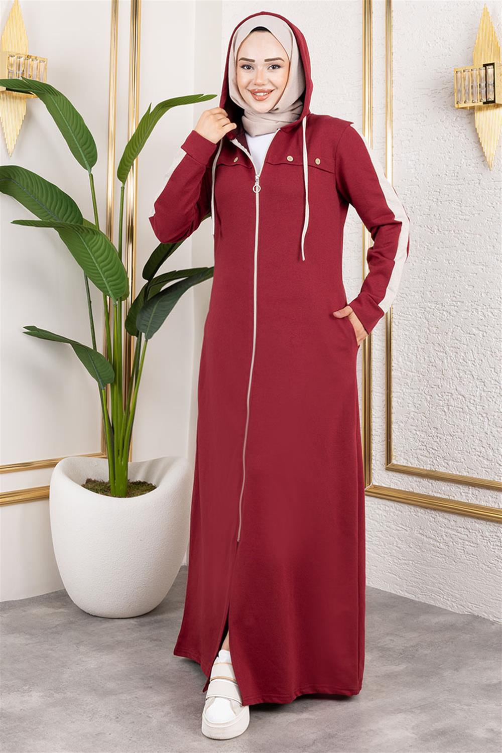 kus-gozu-serit-detay-spor-ferace-bordo-392993-79-B blank