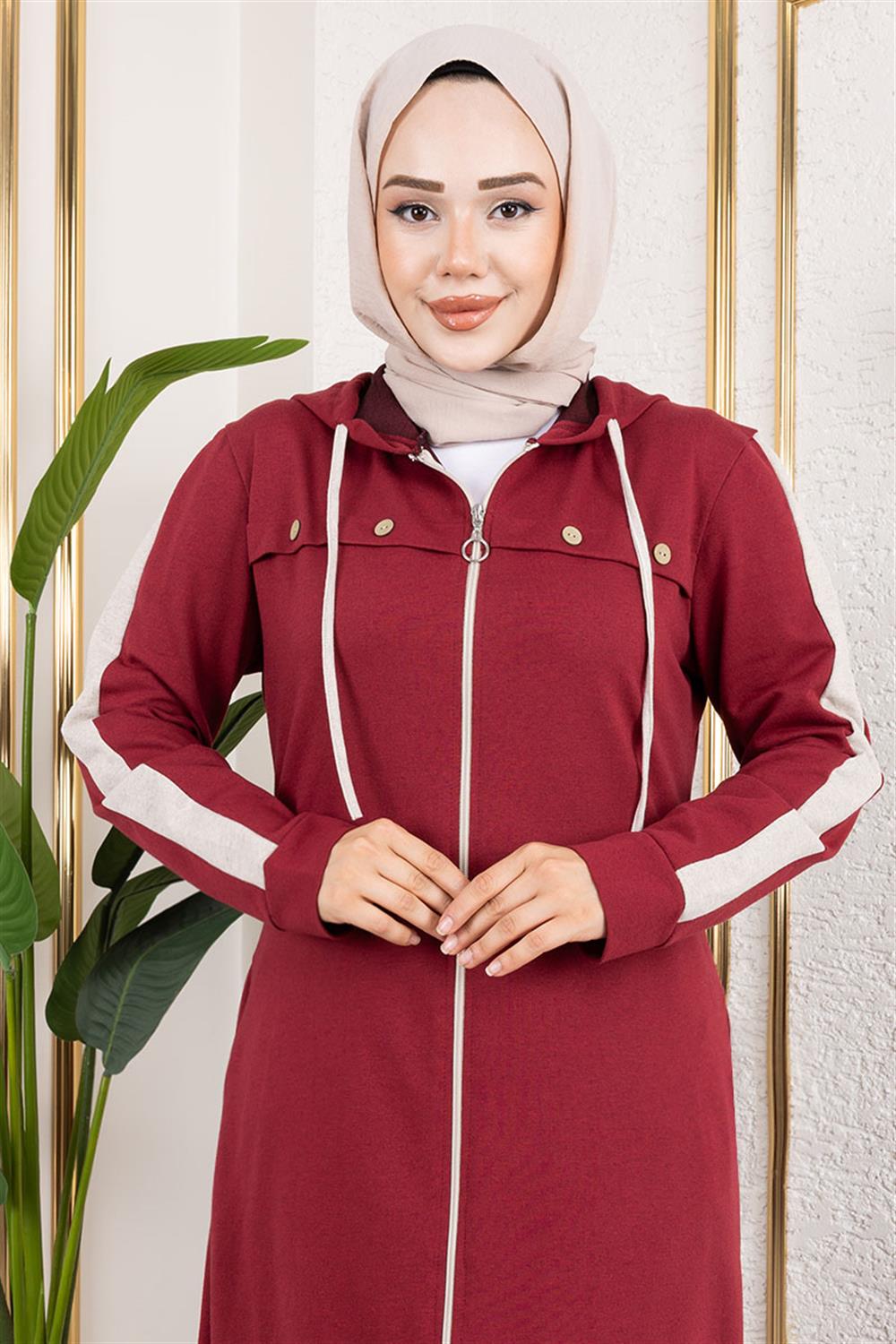 kus-gozu-serit-detay-spor-ferace-bordo-392994-79-B blank
