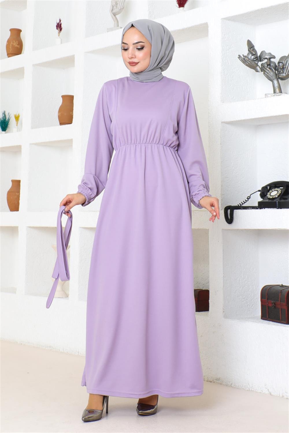 kusak-detayli-tesettur-elbise-lila-389722-78-B blank