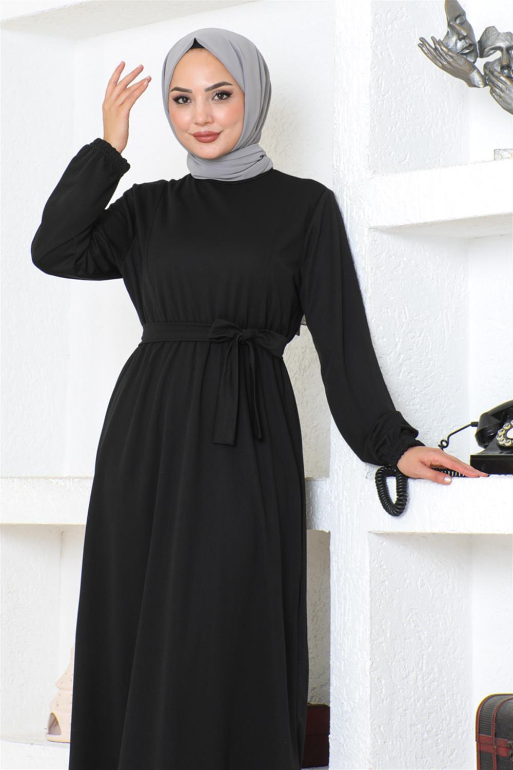kusak-detayli-tesettur-elbise-siyah-389725-78-B blank